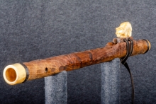 Walnut Native American Flute, Minor, Mid A-4, #Q1C (5)